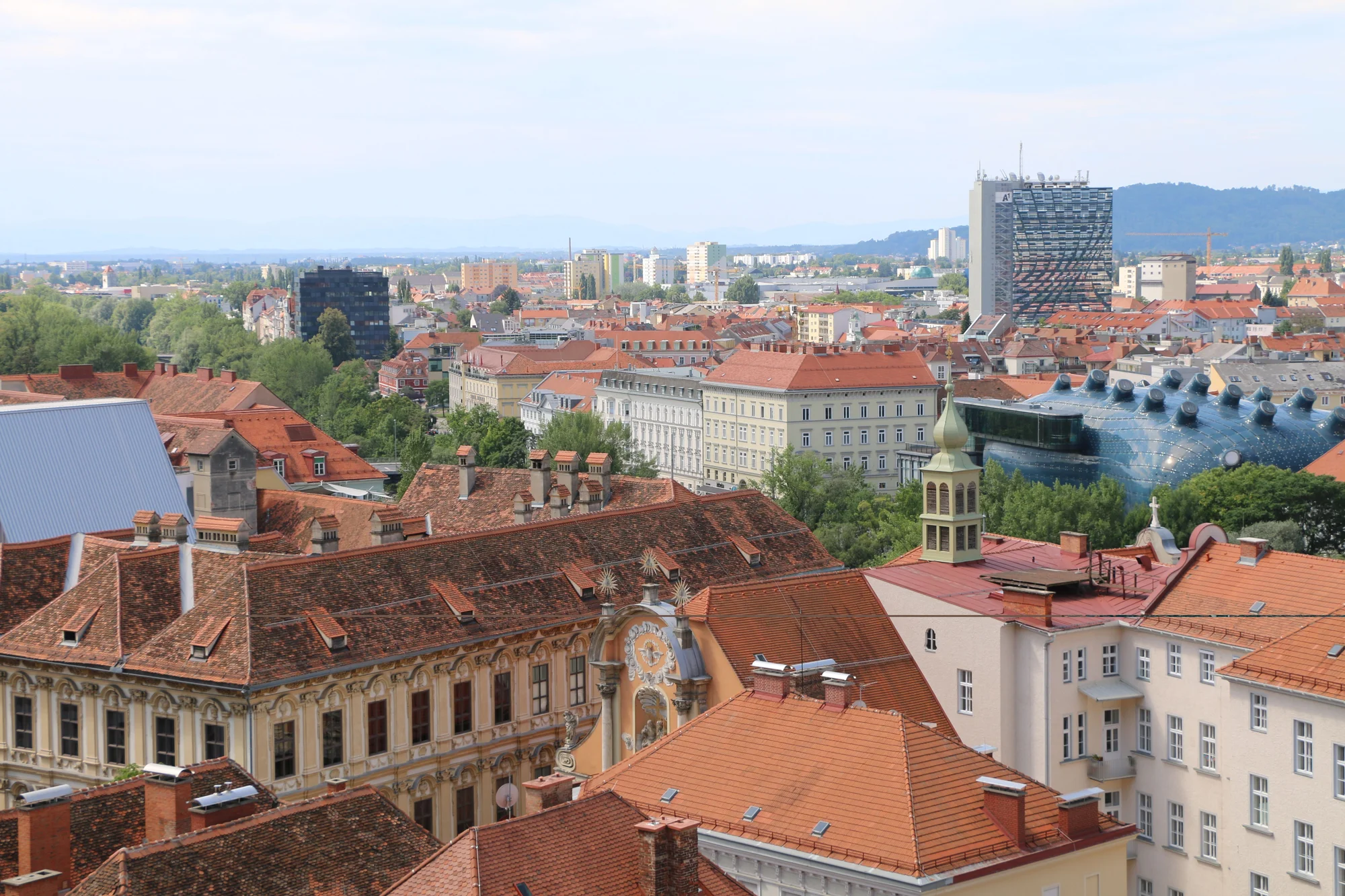 Stadtansicht von Graz – Zahnmedizinstudium in Graz